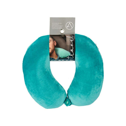 Bigbuy Home Neck Pillow Green Purple Pink Turquoise 31 X 10,5 X 27,4 Cm (4 Units)